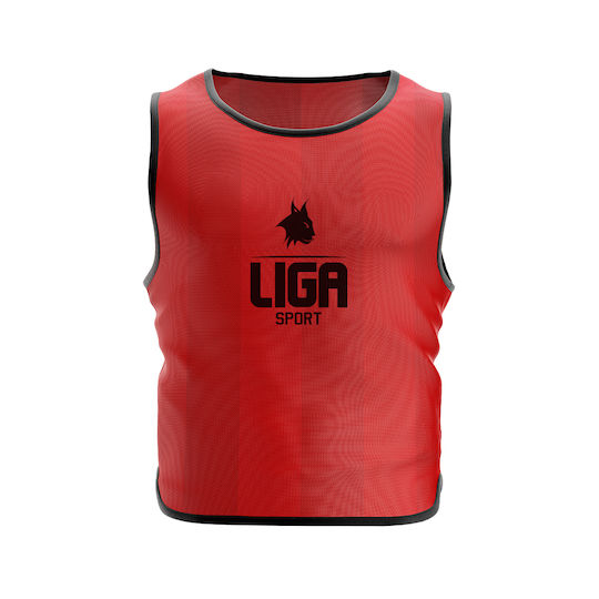 Liga Sport Mesh Bibs Premium Training Bibs Adults in Red Color