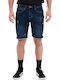 221.BM45.198 Men's Denim Shorts Dark Blue