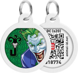 WauDog Joker Dog ID Circular Smart ID Metal 2.5x2.5cm 31-438