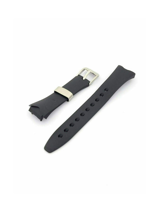 Casio Rubber Strap Black 18mm