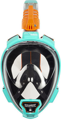 ARIA QR+ Teal Full Face Snorkel Mask L/XL