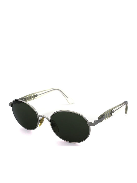 Persol Unisex Γυαλιά Ηλίου με Ασημί Μεταλλικό Σκελετό και Πράσινο Φακό PO2021S 511/31