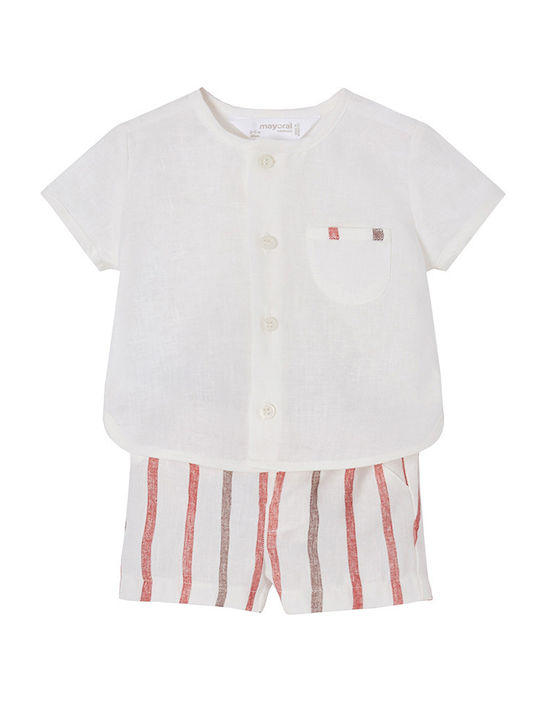 Mayoral Kids Set with Shorts Summer 2pcs White