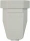 Elvhx Female Bipolar Plug White