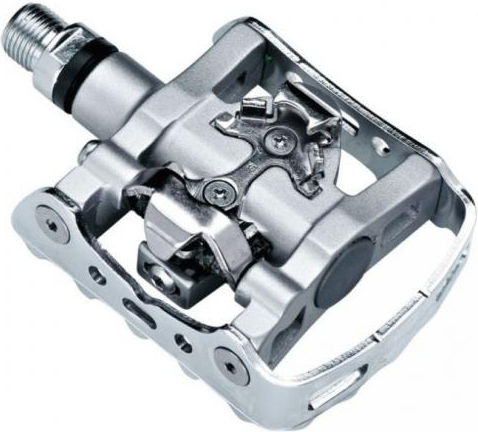 Shimano PD-M324 Πετάλια Ποδηλάτου Κουμπωτά Ασημί