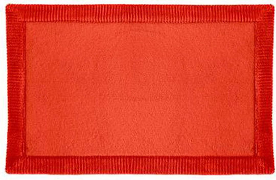 5Five Non-Slip Bath Mat 174561E Red 50x80cm
