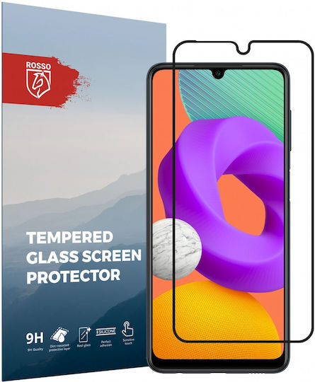 Rosso Full Face Tempered Glass Μαύρο (Galaxy M22)