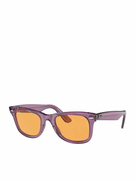 Ray Ban Wayfarer Unisex Sunglasses with Purple ...