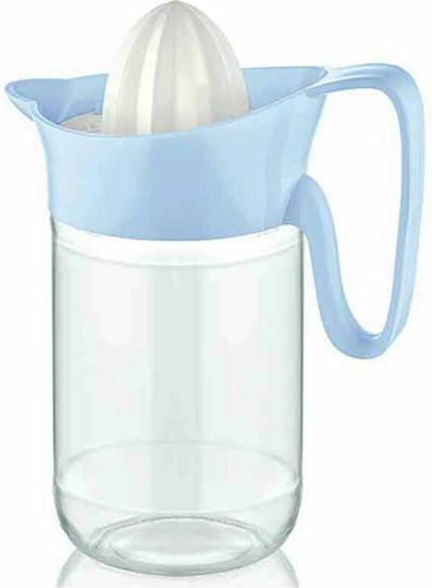 Max Home 514250 Storcător de fructe clasic Lămâie / Portocaliu cu Recipient din Sticlă în Culoare Albastru