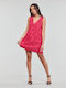 Desigual Hamburgo Summer Mini Dress Fuchsia