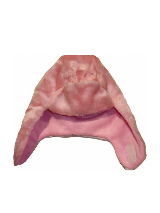 Stamion Pelziges Rosa Kinder Beanie