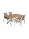 Outdoor Dining Set Loise 5 Pieces Avant Garde