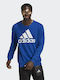 Adidas Essentials Herren Sweatshirt Jacke Blau