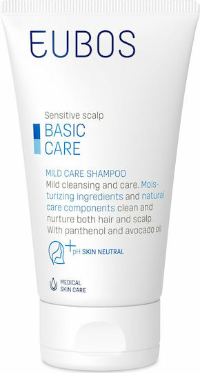 Eubos Sensitive Scalp Basic Care Shampoos for Sensitive Scalp for All Hair Types 150ml