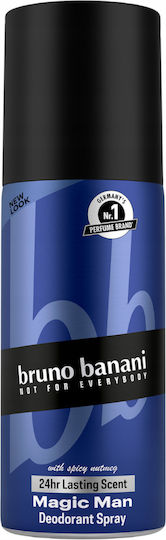 Bruno Banani Magic Man Spicy Nutmeg 24h Deodorant Αποσμητικό 24h σε Spray 150ml