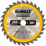 Dewalt DT1932 Schneidscheibe 160mm mit 30 Zähnen 1Stück