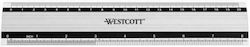 Westcott Lineal Metallisch 20cm