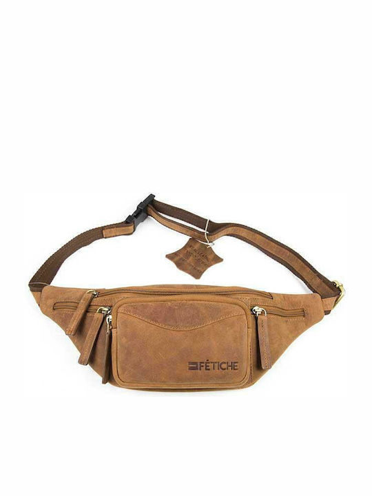 Fetiche Leather Ανδρικό Δερμάτινο Τσαντάκι Μέση...
