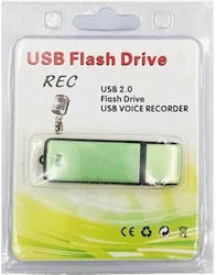 Συσκευή Υπαγόρευσης USB Flash Drive Voice Recorder mit Internem Speicher 8GB