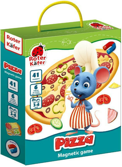 Roter Kafer Магнитна Конструктивна Игра Пица за Деца 3+ години+ Години