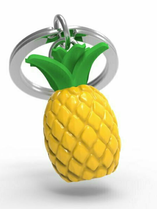 Metalmorphose Breloc Ananas Metalic Galben