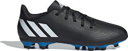 Adidas Papuci de fotbal pentru copii Predator cu tălpi Negre