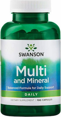 Swanson Multi & Mineral Daily Vitamin 100 Mützen