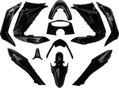 Motorcycle Plastic Set for Honda PCX 125 / PCX 150 2010-2014 Black 11pcs