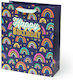 Legami Milano Paper Bag for Gift Blue 32.5x11.5x36.5cm.