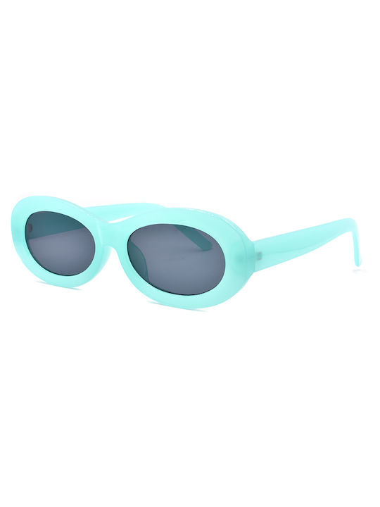 Awear Lina Women's Sunglasses with Blue Plastic Frame and Blue Lens