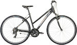 Ideal Moovic 28" 2022 Lady Γκρι Ποδήλατο Trekking με Ταχύτητες