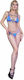 Chilirose Sexy Bodystockings Gittermuster Schwarz