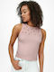 Only Women's Blouse Sleeveless Pink