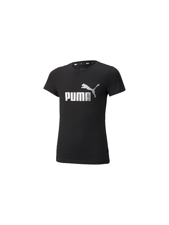 Puma Tricou pentru copii Negru