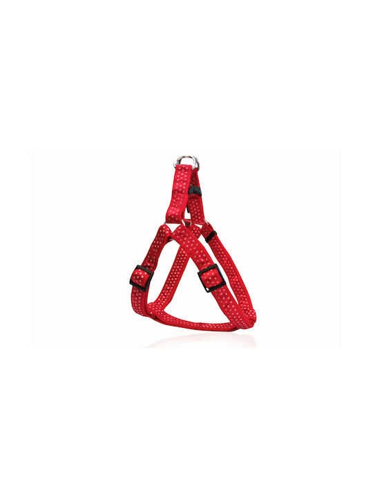 Pet Interest Dog Harness Motivo Dots Red Medium...