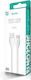 Nordic USB 2.0 Cable USB-C male - USB-A Λευκό 1m