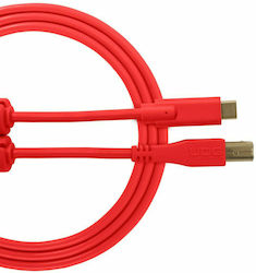 Zoom USB 2.0 Cable USB-C male - USB-B male Κόκκινο 1.5m (U96001RD)