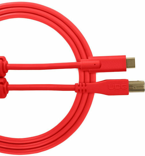 UDG USB 2.0 Cable USB-C male - USB-B Κόκκινο 1.5m U96001RD