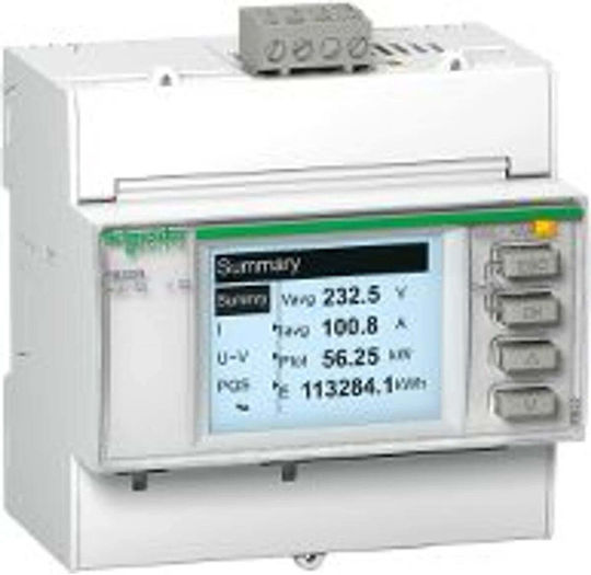 Schneider Electric Schneider Electric Energy Analyzer for Electric Panel Digital Rail Single Phase Modbus METSEPM3255