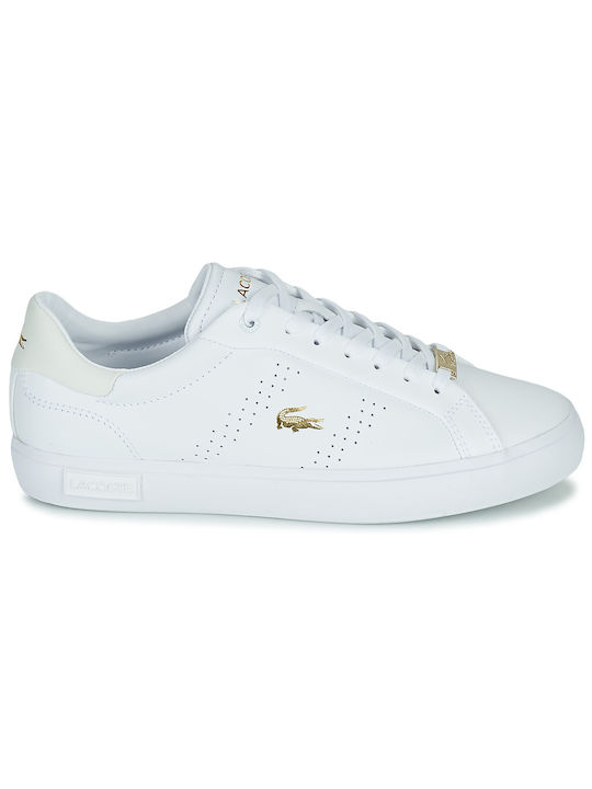 Lacoste Powercourt Γυναικεία Sneakers Λευκά
