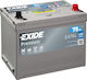 Exide Batterie Auto mit Kapazität 75Ah und CCA 630A