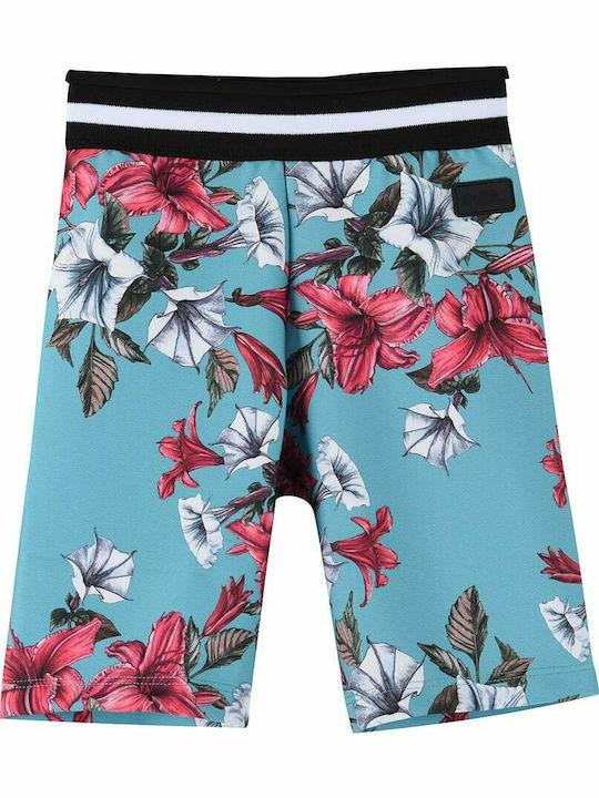 Kids Legging Sports Short Blue
