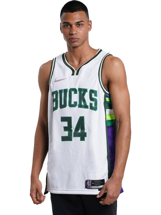 Milwaukee Bucks Giannis Antetokounmpo City Edition Jersey Style Basketball