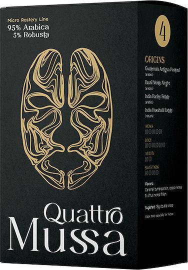 Gusto Cafea Espresso Guatemala Quattro Mussa Boabe 1kg