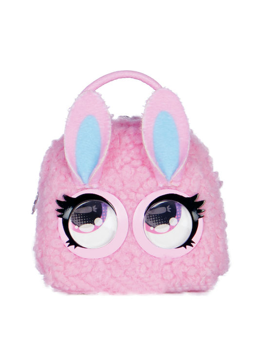 Spin Master Pets Micros Fuzzy Bunny BB Kids' Wallet for Girl Pink 6064315