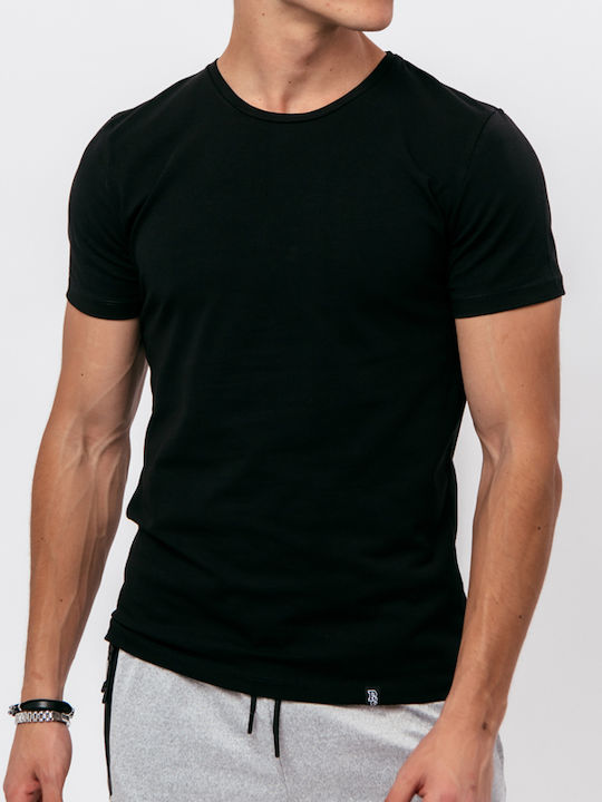 Paco & Co Men's Short Sleeve T-shirt Black