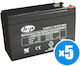 B&P DJW12-7.0 UPS Batterie mit Kapazität 7Ah un...
