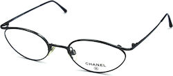 Chanel Metal Eyeglass Frame Gray 2008 C108