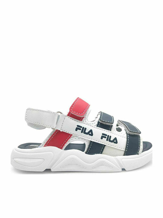 FILA Παιδικά Πέδιλα JASPER Λευκά
