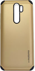 Motomo Tough Armor Back Cover Πλαστικό / Σιλικόνης Ανθεκτική Χρυσό (Redmi Note 8 Pro)